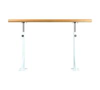 DJSKLDF Barra Ballet Barras de Entrenamiento Ajustables en Altura Barra Baile elástica para Danza(White 3.0M)