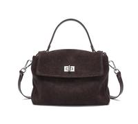 DJSKLDF Bolso Ante Marron Bolso bandolera de piel ante Natural for mujer Otoño Invierno viaje lujo para Todos los Días(Coffee)
