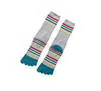 DJSKLDF Calcetines Tabi 2 Pares De Calcetines Cómodos A Media Pantorrilla Coloridos Con Cinco Dedos Divididos For Hombre Calcetín Informal Algodón Suave Transpirable Cómodo(Green)