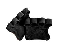 DJSKLDF Calleras Guantes de Entrenamiento for Levantamiento Pesas, Guantes Mano Desnuda for Gimnasio, empuñaduras for Gimnasia Cuero cómodas, proporcionan Palma(Black)
