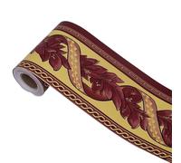 DJSKLDF Cenefa Adhesiva Línea de cintura impermeable PVC 10 metros, estilo Pastoral, autoadhesivo, línea rodapié pared, papel tapiz, decoración(03)