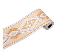 DJSKLDF Cenefa Adhesiva Papel pintado autoadhesivo DIY borde impermeable 10M baño 3d pared vinilo PVC pegatinas rollo cintura cocina habitación Decoración(B3205)