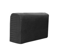 DJSKLDF Cubre Brazos Sofa 2 uds Fundas for reposabrazos de Muebles sofá Protectores Brazos for Silla elásticos for el hogar for for(Black)