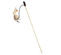 DJSKLDF Juguete Interactivo Gato 1PC Teaser Feather Toys Kitten Funny Colorful Rod Cat Wand Wood Pet Interactive Stick Supplies(Color2)