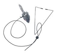 DJSKLDF Juguete Interactivo Gato Interactive Cat Toy Cats Mouse Toys Hanging Door Retractable Plaything Funny Self-Hey Kitten Scratch Rope Pet Products(Color1)