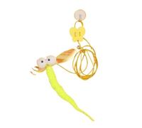 DJSKLDF Juguete Interactivo Gato Interactive Cat Toy Hanging Simulation Funny Self-Hey For Kitten Playing Teaser Wand Supplies(Color02)