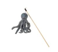 DJSKLDF Juguete Interactivo Gato Octopus Plush Cat Stick Funny Pet Toys Interactive Playing Toy For Cats Teaser Kitten Rod Wand Accessories(Color6)