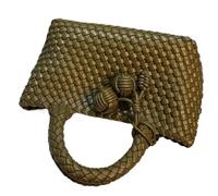 DJSKLDF Leather Bags Women Bolso de cesta tejido a mano o bandolera for mujer con una sola correa inclinada, diseño original para Vacaciones(Green)