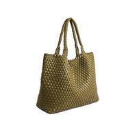 DJSKLDF Leather Bags Women Bolso de mujer nailon tejido a mano, estilo bandolera, con sisa, informal, versátil, una sola correa para Vacaciones(Grass green)