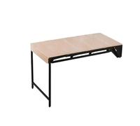 DJSKLDF Mesa Plegable montada en la Pared Mesa Plegable montada en la Pared, Estante de Almacenamiento Flotante, Mesa Comedor con Hojas abatibles(Walnut)