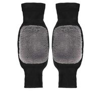 DJSKLDF Rodilleras 1 par de rodilleras invierno cálidas for hombres y mujeres, protección lana grosor doble, rodilla más contra el viento frío terciopelo para invierno(T9,60-73kg for L)