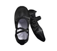 DJSKLDF Zapatillas De Ballet Zapatos de punta for, color rosa y azul carne, satén puro, talla 23 a 43 para danza(Black,39)