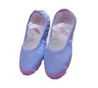 DJSKLDF Zapatillas De Ballet Zapatos de punta for, color rosa y azul carne, satén puro, talla 23 a 43 para danza(Blue,31)
