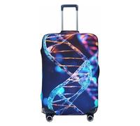 DJUETRUI DNA Genetic Helix - Funda elástica para maleta, antiarañazos, lavable, a prueba de polvo, para equipaje de 45,7 a 81,3 cm
