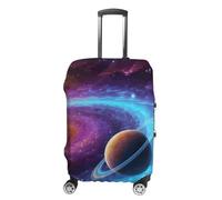 DJUETRUI Funda de equipaje colorida con sistema solar elástico, antiarañazos, protector de maleta de viaje, lavable, a prueba de polvo, para equipaje de 18 a 32 pulgadas