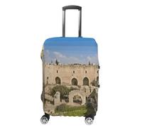 DJUETRUI Funda para equipaje Israel at The Tower of David, funda elástica antiarañazos, protector de maleta de viaje, lavable, a prueba de polvo, para equipaje de 18 a 32 pulgadas, XB0607001
