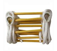 DJXLMN Escalera de emergencia para escape de incendios, cuerda de nailon suave para seguridad en el hogar, herramienta de rescate duradera y ligera