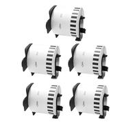 DK-22205 Papel de Etiqueta térmica 62x30.48 Compatible Continuo QL1050 QL1060N QL1100 QL1110NWB QL600 QL650TD 710W(5 Pcs)