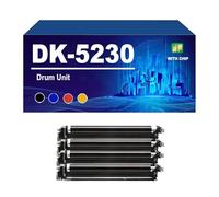 DK-5230 DK-5231 Tambor Compatible con Impresoras para Kyocera M5521cdw, M5526cdw, P5021cdw Y P5026cdw. Tambor De Imagen De Alto Rendimiento (100 000 Páginas),4 Colors-1 Set