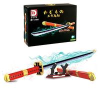 DK CREATION Katana One Piece Zoro Kitetsu - Espada juego construcción 790 piezas - Estuche Premium