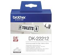 DK - Etiqueta continua para impresora de etiquetas QL, ancho de etiqueta 62 mm, color blanco