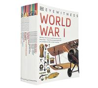 DK Eyewitness Collection 16 Books Set (Human Body, Ocean, Volcano & Earthquake, Animal,World War I, World War II & More)