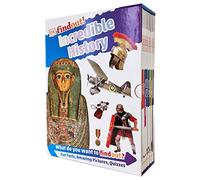 ¡DK findout!: Colección de historia increíble, caja de 8 libros (Antigua Roma, Edad de Piedra, Antiguo Egipto, Primera Guerra Mundial, Segunda Guerra Mundial, Maya, Incas y Aztecas, Vikingos y Pirata
