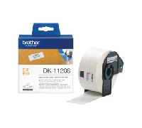Brother Etiquetas Negro sobre blanco Original DK-11208
