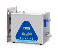 DK SONIC Limpiador Ultrasónico, 10L 240W Limpiador Ultrasónico Industrial conCalentador y Temporizador, Control Digital y Cesta, Múltiples Funciones para Motores de Motocicletas, Carburadores, Cadenas