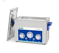 DK SONIC Limpiador Ultrasónico 4L 120W, Limpiador Ultrasónico de Joyas con Función de Potencia Ajustable, Temporizador y Calentador para Limpiar Monedas, Gafas, Collares y Relojes (Incluye Cesta).