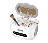DK SONIC Limpiador Ultrasónico de 600 ml, Limpiador de Joyas Ultrasónico Doméstico de 35 W con 18 Modos y Funcionamiento con un Solo Toque para Limpiar Joyas, Gafas y Monedas