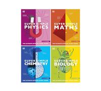 DK Super Simple Study Guide 4 Books Collection Set (Super Simple Maths, Chemistry, Physics & Biology)