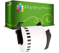 DK44205 Etiquetas continuas Removibles compatibles con Brother P-Touch QL-500 QL-500BW QL-550 QL-570 QL-700 QL-720NW QL-800 QL-810W QL-820NWB QL-1050 QL-1060N QL-1100 QL-1110NWB | 62mm x 30.48m