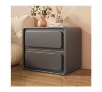 Dk9nXb3dM Dormitorio Mesita de Noche Estilo Crema Madera, mesita Sencilla Dos cajones, Color sólido, Mueble, Almacenamiento Gran Capacidad Almacenamiento