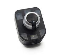 DKAEUK ADMS002 Commande de Réglage de Rétroviseurs prévu Cromado 4F0959565 4F0959565A compatible con A1 A2 A3 S3 A4 S4 A6 S6 A6 A8 S8 Q7 TT R8 RS4 RS6 TTRS Exeo 2000-2017