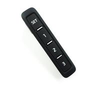 DKAEUK SKSS001C Interruptor de ajuste del asiento 1Z0959769 compatible con Passat Sharan T.i.g.u.a.n Superb Yeti 2006 2007 2008 2009 2010 2011 2012 2013 2014 2015 2016