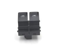 DKAEUK SKWS013 Interruptor de ventana Botón de encendido Regulador Luz verde 5JB959858B 6JB959858B compatible con Skoda Rapid Seat Toledo 2013 2014 2015