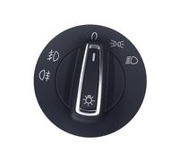 DKAEUK VWHS028 Interruptor de los faros Botón de encendido Regulador Apto para VW Carfter 2017-, Golf Avant Mk7 2013-, T-Roc 2018-, Transporter 2020-, Multivan 2020-; Seat Tarraco 2019-