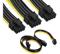 DKARDU 8 pines macho a doble 2 x 8 pines (6+2) macho PCIe, GPU VGA 8 pines macho a 8 pines PCIe macho PCI Express cable adaptador de tarjeta gráfica para Corsair, para Thermaltake para ARESGAME