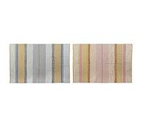 DKD Home Decor Alfombra Color Multicolor, de poliéster, Jute y algodón (2 Unidades) (160 x 230 x 1 centímetros)