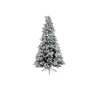 DKD Home Decor Árbol de Navidad Blanco Verde Polietileno Nevado 140 x 140 x 210 cm - Marca EAN: 8424002070144