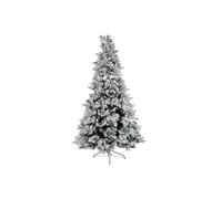 DKD Home Decor Árbol de Navidad Blanco Verde Polietileno Nevado 140 x 140 x 210 cm - Marca EAN: 8424002070144