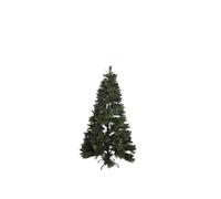DKD Home Decor Árbol de Navidad Tradicional Verde 120 cm Alto x 80 cm Ancho x 80 cm Profundo con 150 Luces LED y PVC Desmontable