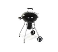 DKD Home Decor Barbacoa para Terraza y Jardín Negra con Termómetro y Desmontable de Metal y Plástico 59x91.6x52.4 cm