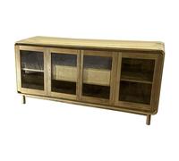DKD Home Decor Buffet Balines Natural 90 x 50 x 180 cm Teca Cristal