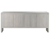 DKD Home Decor Buffet Moderno Blanco, Mueble de Salón con 4 Puertas y 2 Estanterías, 182 x 45 x 76 cm