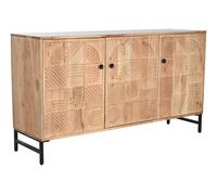 DKD Home Decor Buffet Moderno Marron Negro 145 x 40 x 80 cm