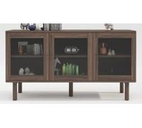 DKD Home Decor Buffet Moderno Marrón Oscuro 140x40x75 cm