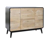 DKD Home Decor Buffet Moderno Negro 120 x 40 x 90.5 cm