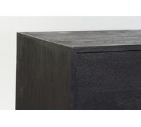 DKD Home Decor Buffet Moderno Negro Dorado 41 x 77 x 145 cm